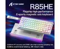 Attack Shark R85 HE Rapid Trigger 8kHz/256kHz biała - 1472694 - zdjęcie 7